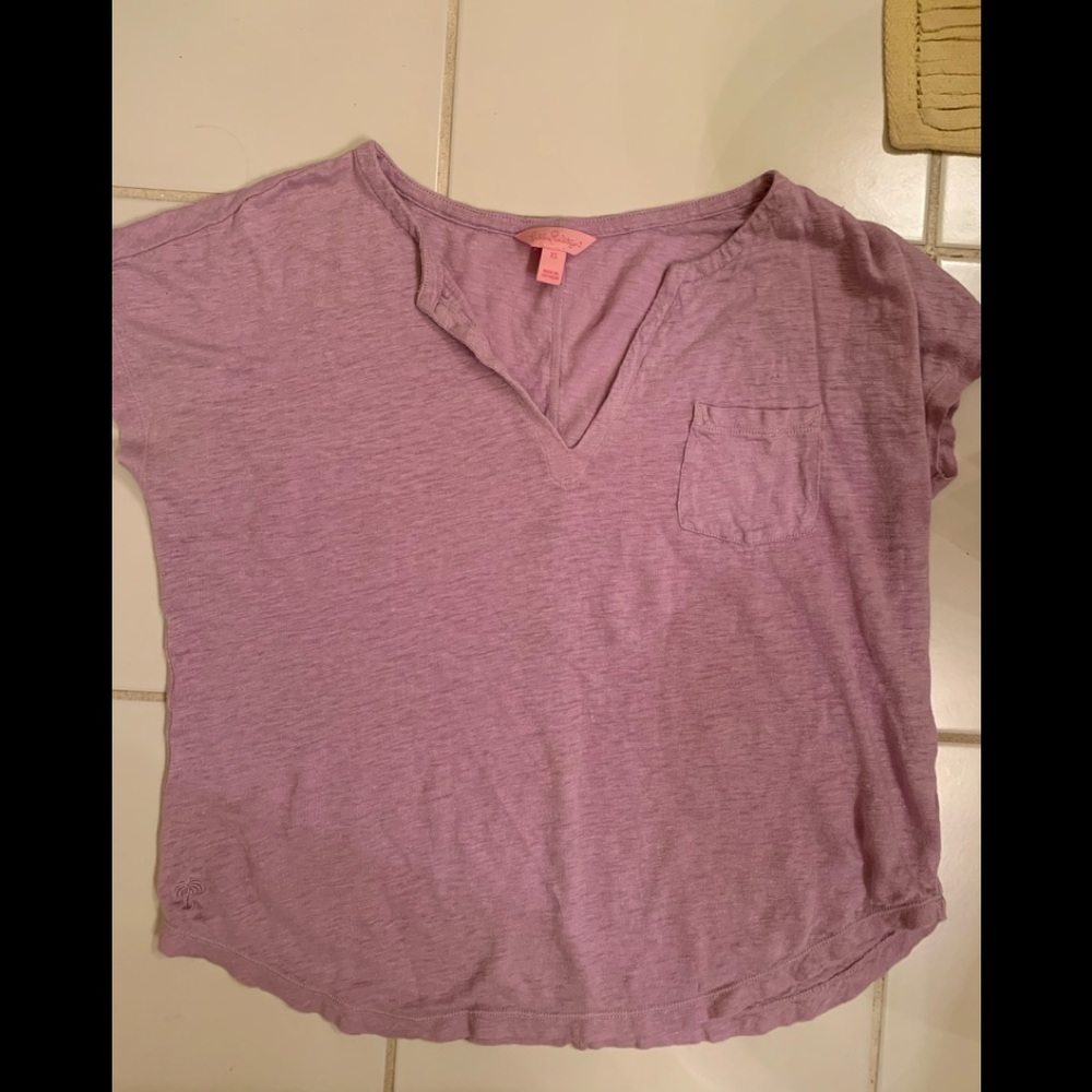Lilly Pulitzer lilac top size XS